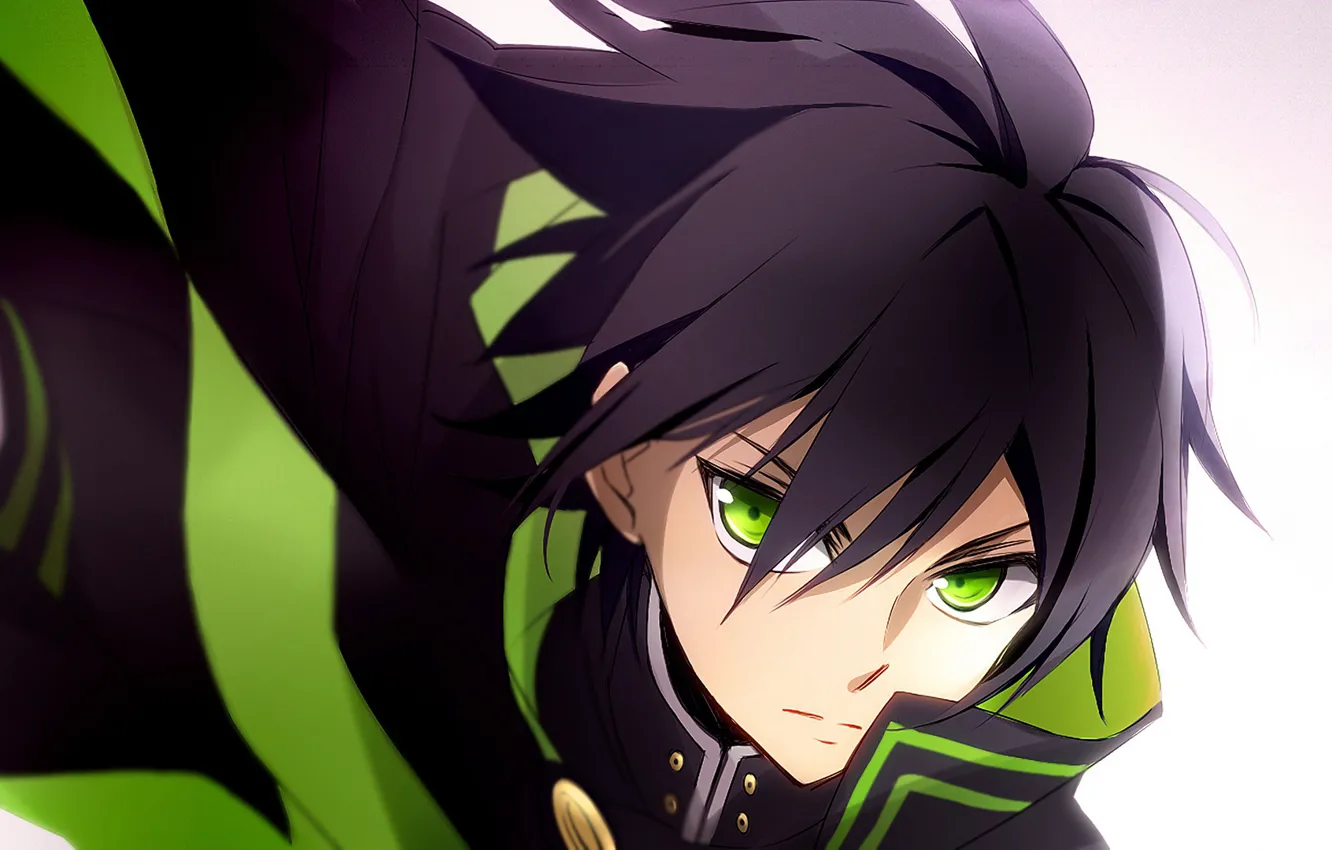 Фото обои взгляд, аниме, арт, парень, Owari no Seraph, последний серафим