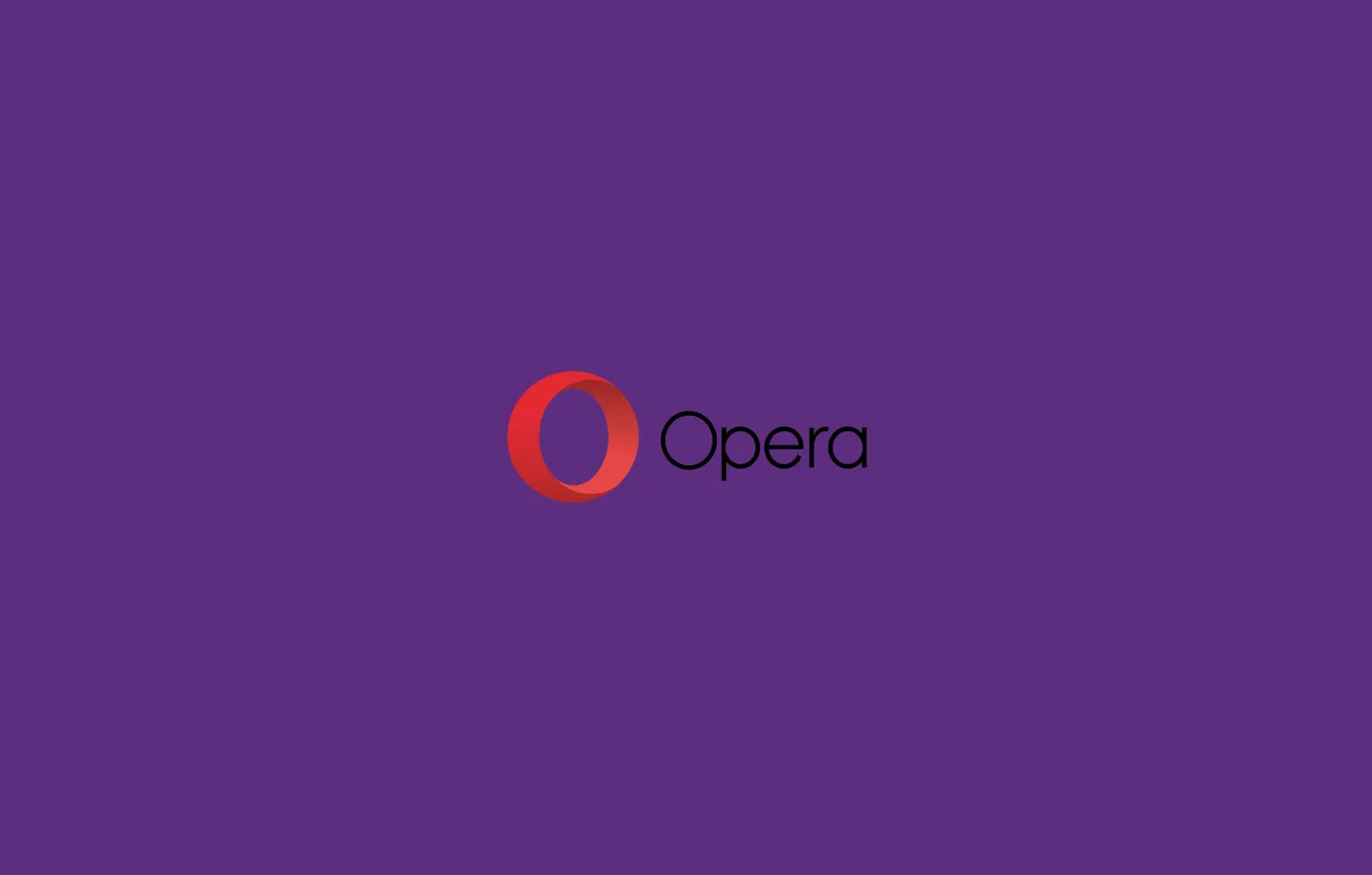 Фото обои красный, логотип, символ, Опера