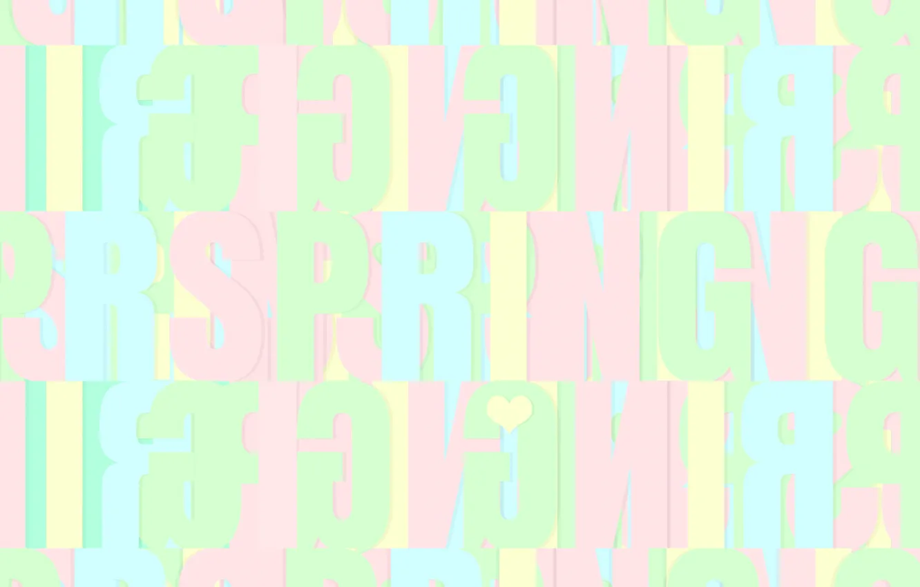 Фото обои абстракция, буквы, краски, весна, слово, spring