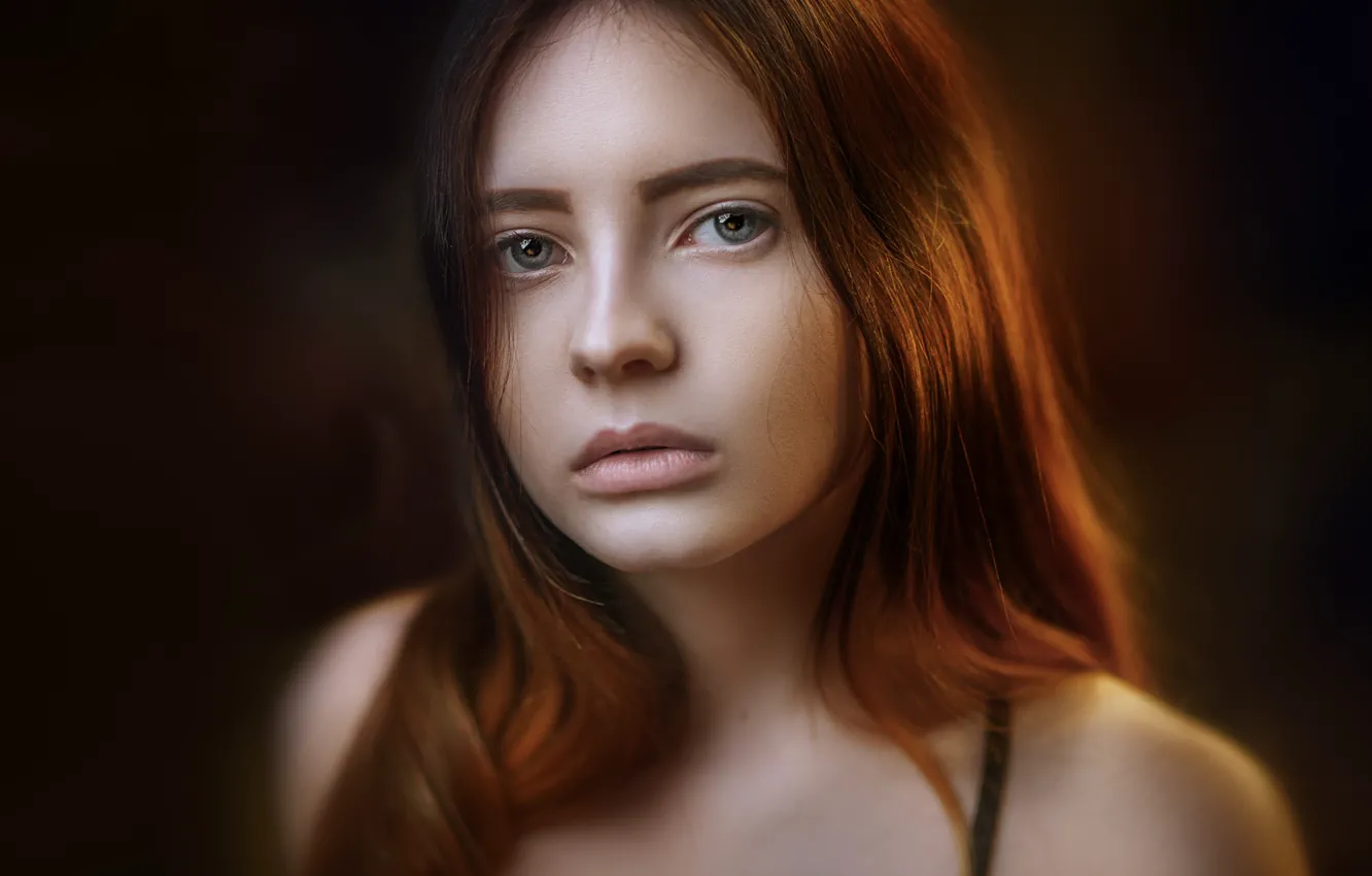 Фото обои губки, локоны, Alexander Drobkov-Light, Eva Lapenko