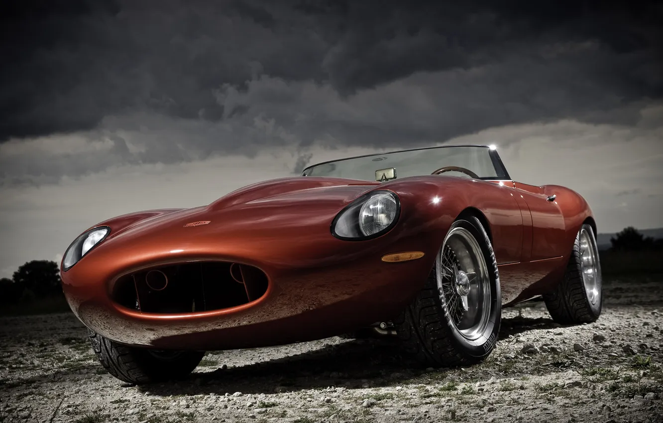 Фото обои jaguar, e-type, speedster