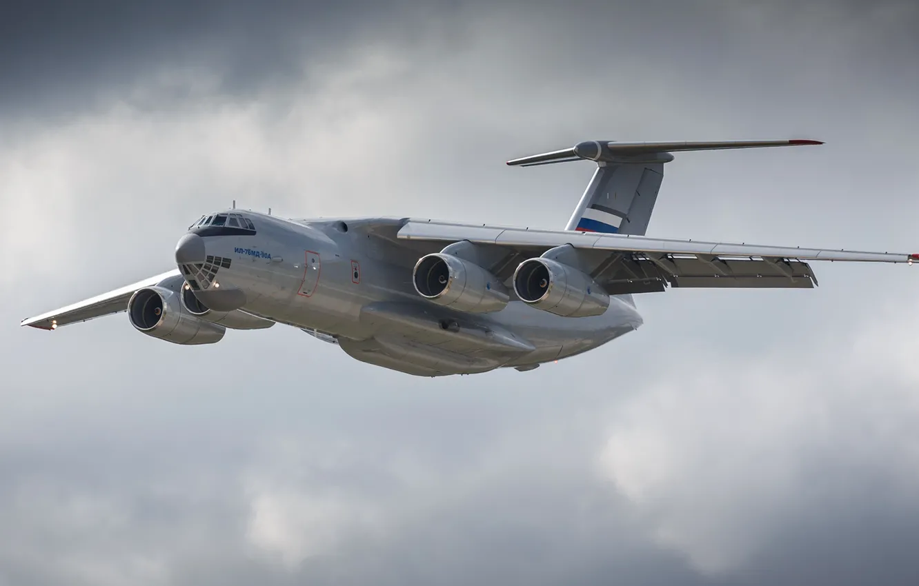 Фото обои Самолёт, Ильюшин, Ил-76МД-90А