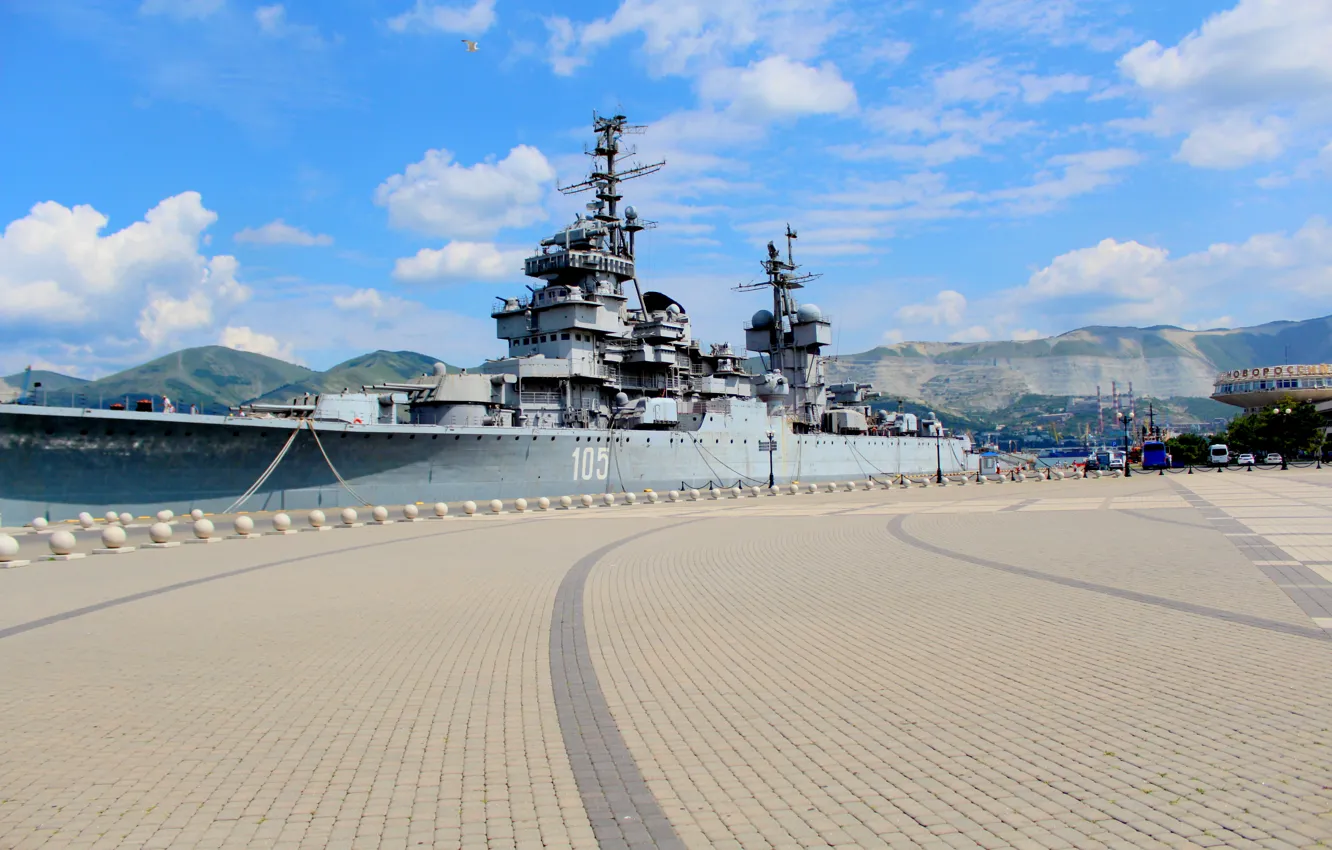 Фото обои корабль, военная техника, Новороссийск