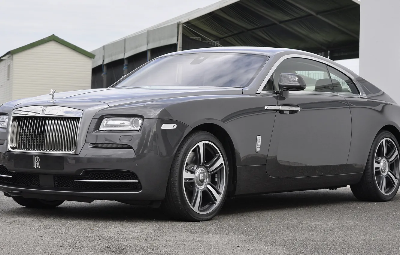 Фото обои Rolls-Royce, gray, Wraith