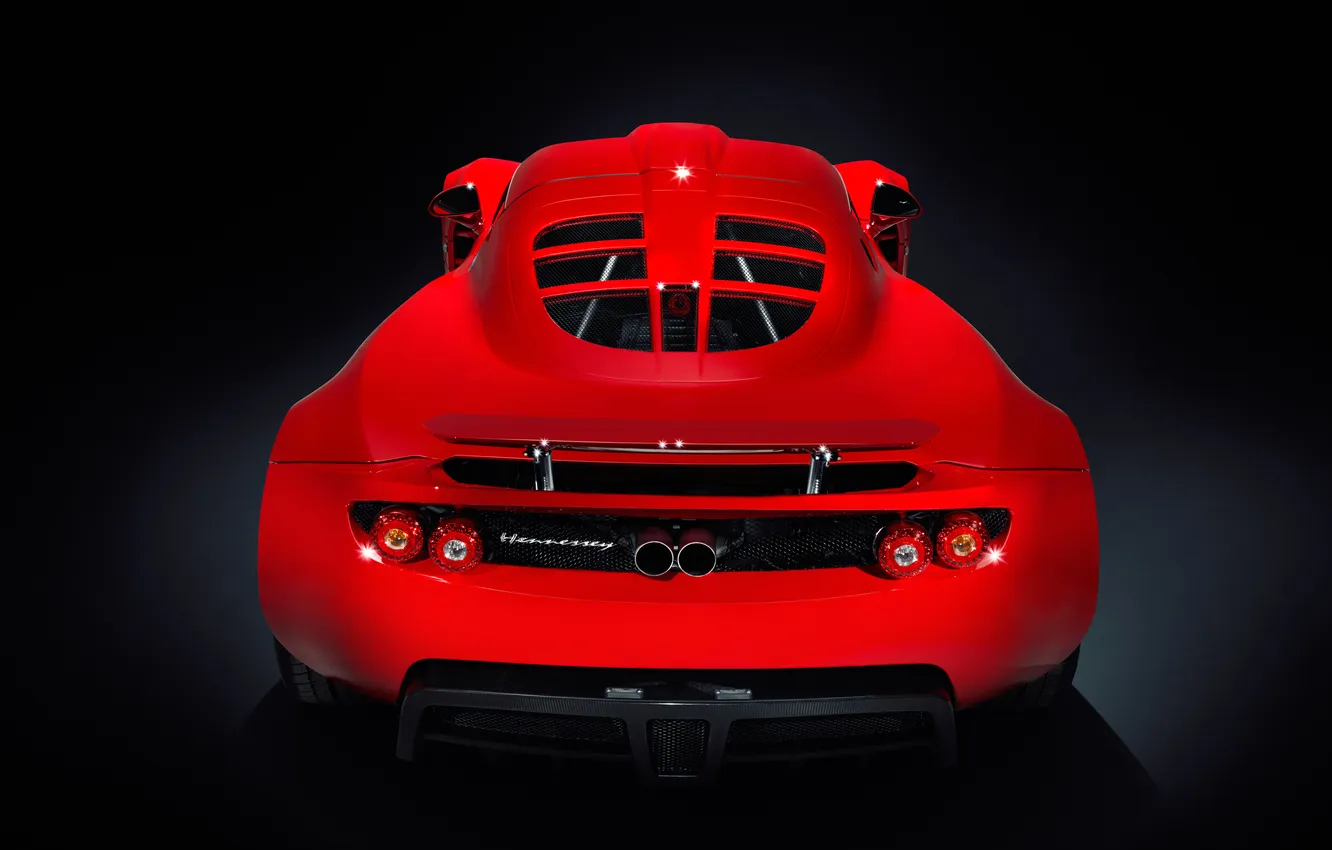 Фото обои суперкар, supercar, 2011, тёмный фон, Hennessey, Venom GT, dark background, единственный экземпляр