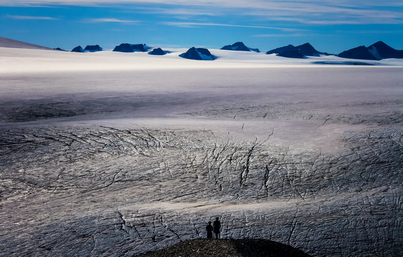 Фото обои Alaska, Kenai Fjords National Park, Harding Icefield