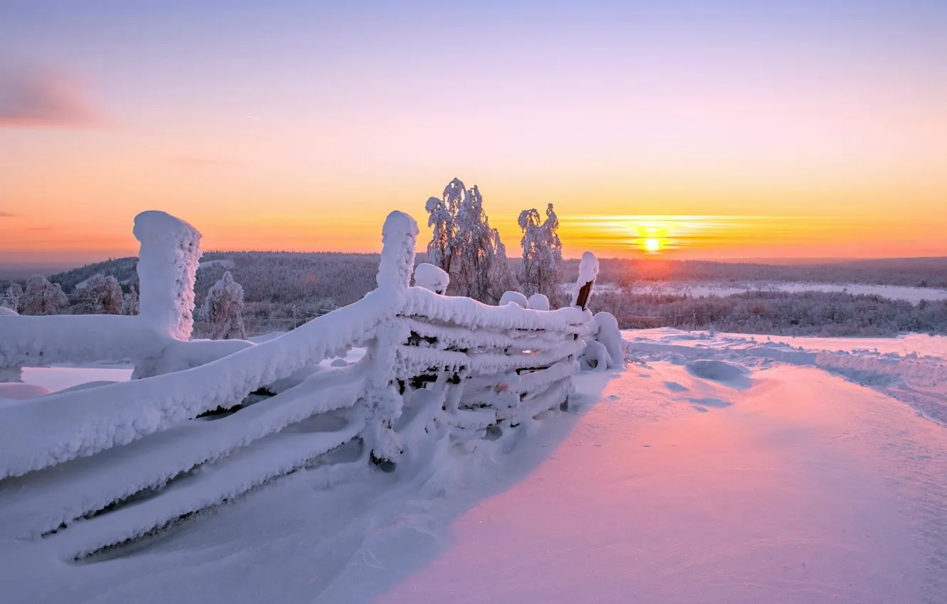 Фото обои зима, солнце, снег, природа, фон, обои, wallpaper, широкоформатные