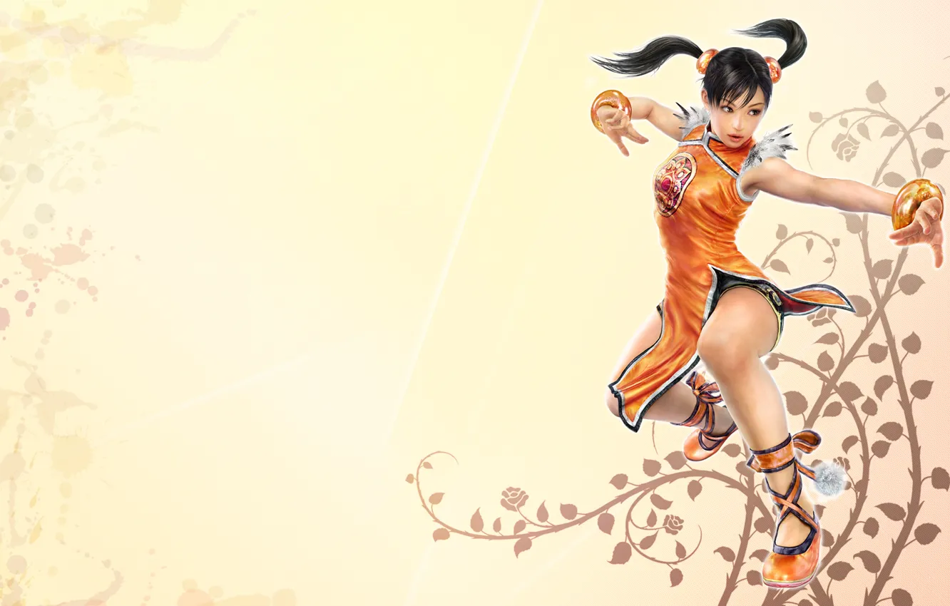 Фото обои фон, светлый, Tekken, Теккен, Xiaoyu, Tekken 6