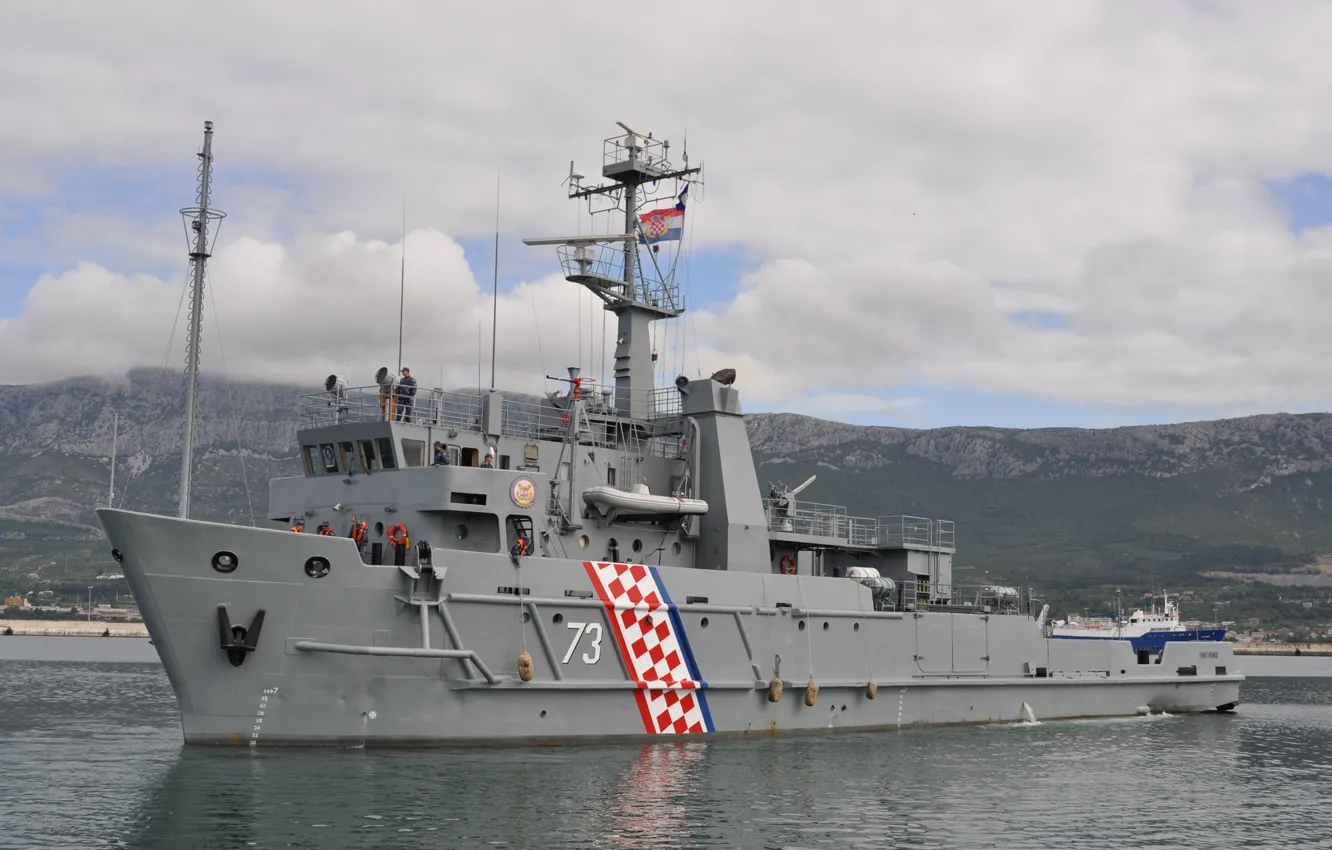Фото обои буксир, флот, Хорватия, вспомогательный