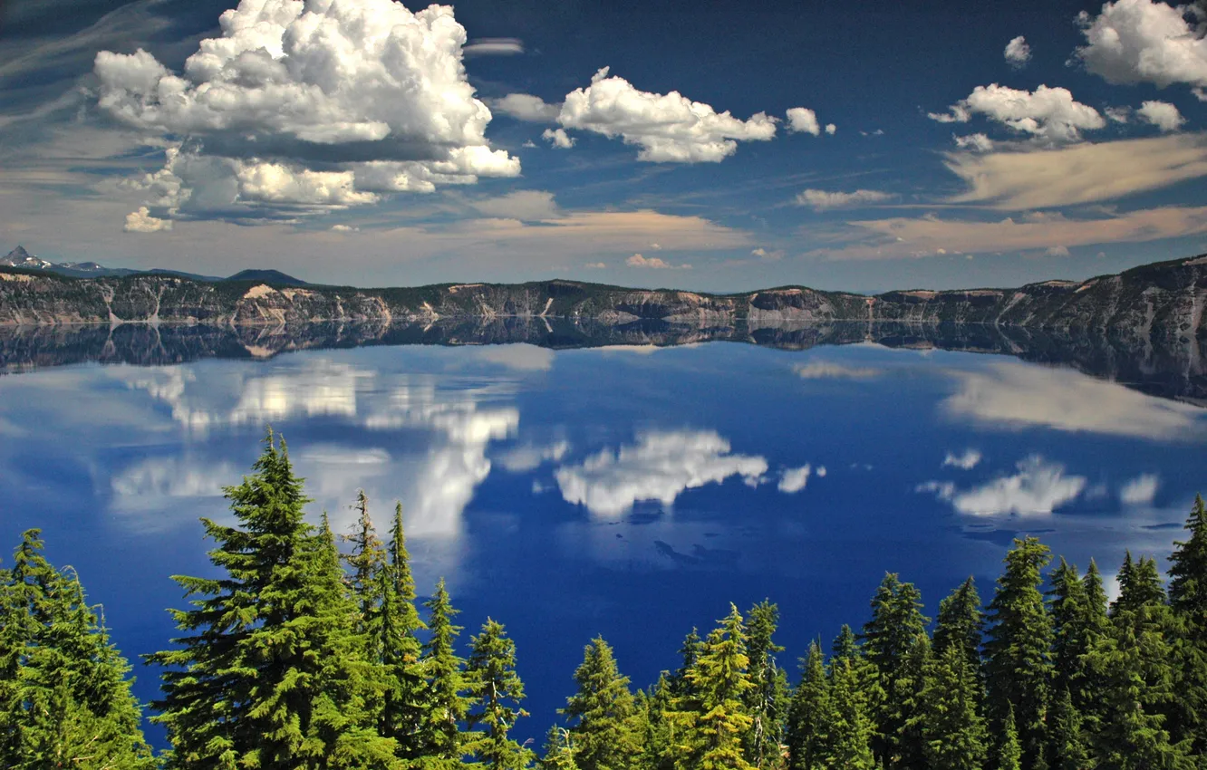 Фото обои Орегон, США, Oregon, National Park, Crater Lake