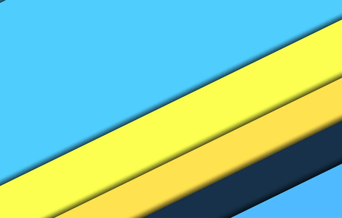 Фото обои линии, желтый, голубой, текстура, design, blue, color, небесный