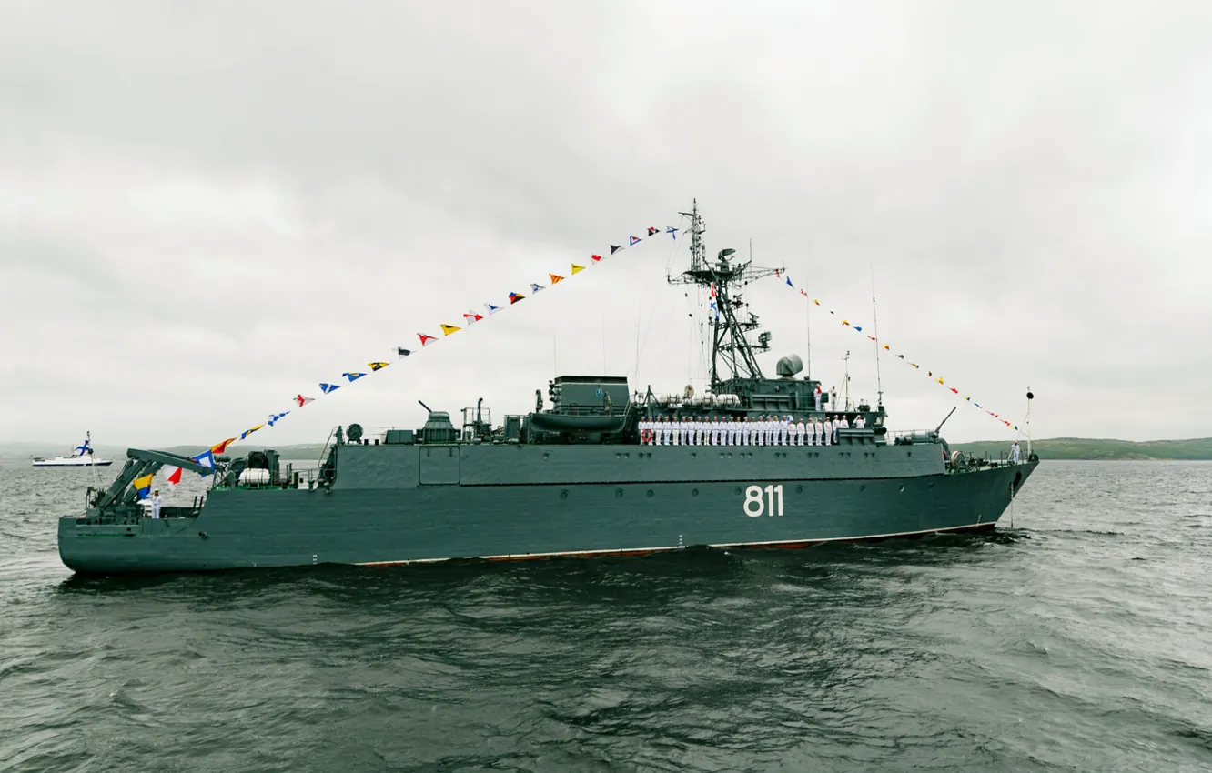 Фото обои морской, тральщик, Гуманенко