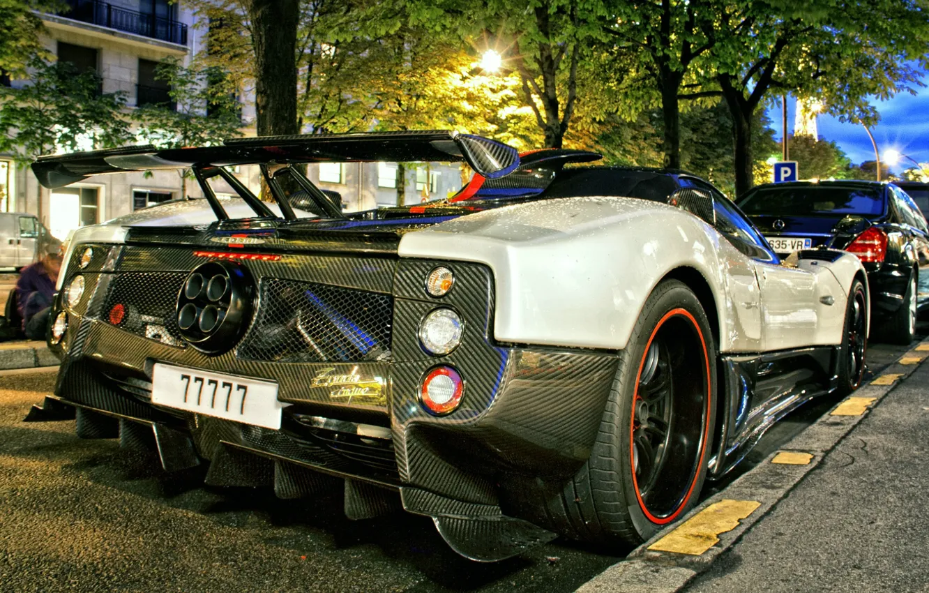 Фото обои Pagani Zonda, Pagani Zonda Cinque, wallpaper Full HD