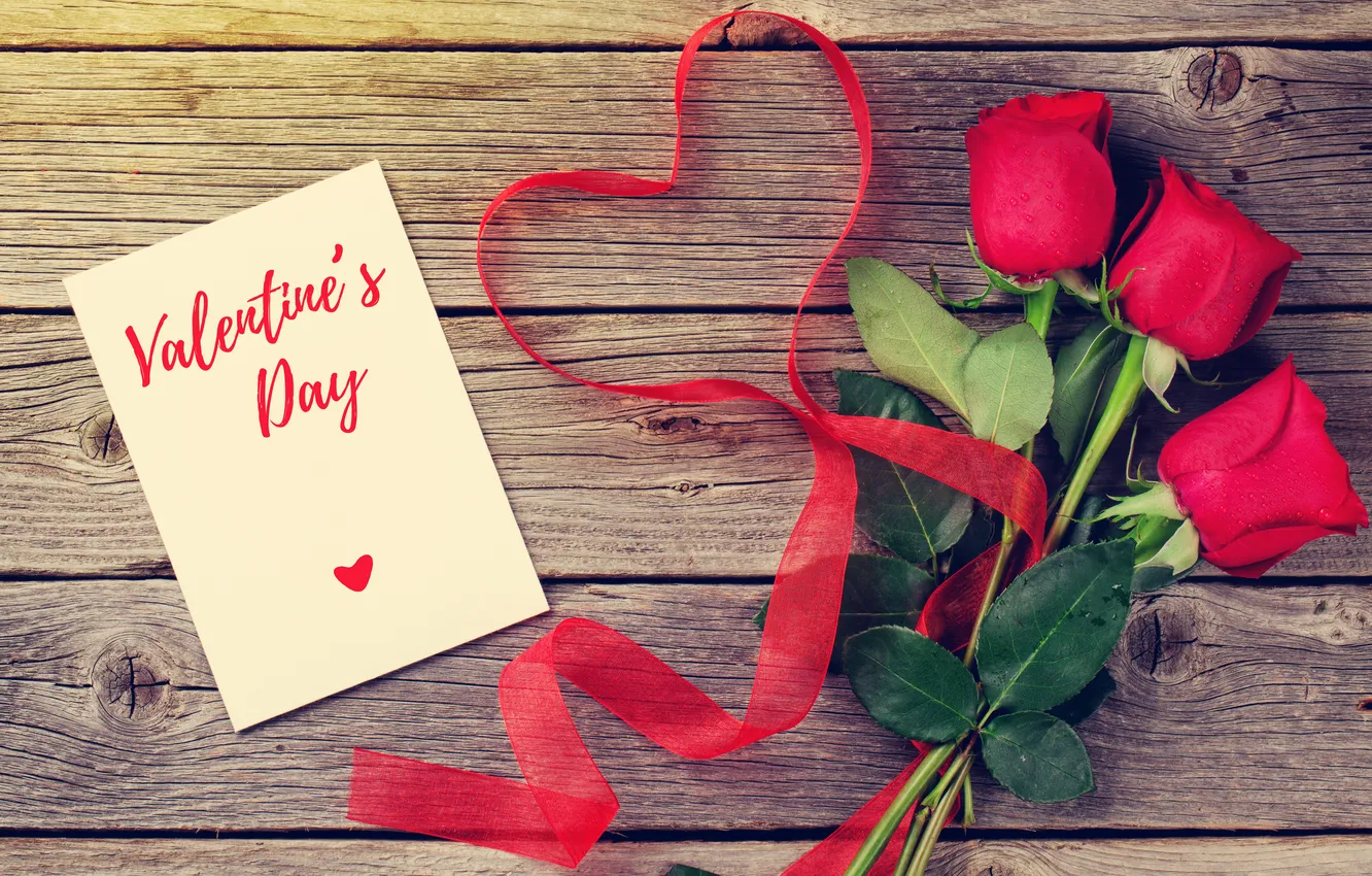 Фото обои любовь, цветы, подарок, романтика, сердце, розы, love, День святого Валентина