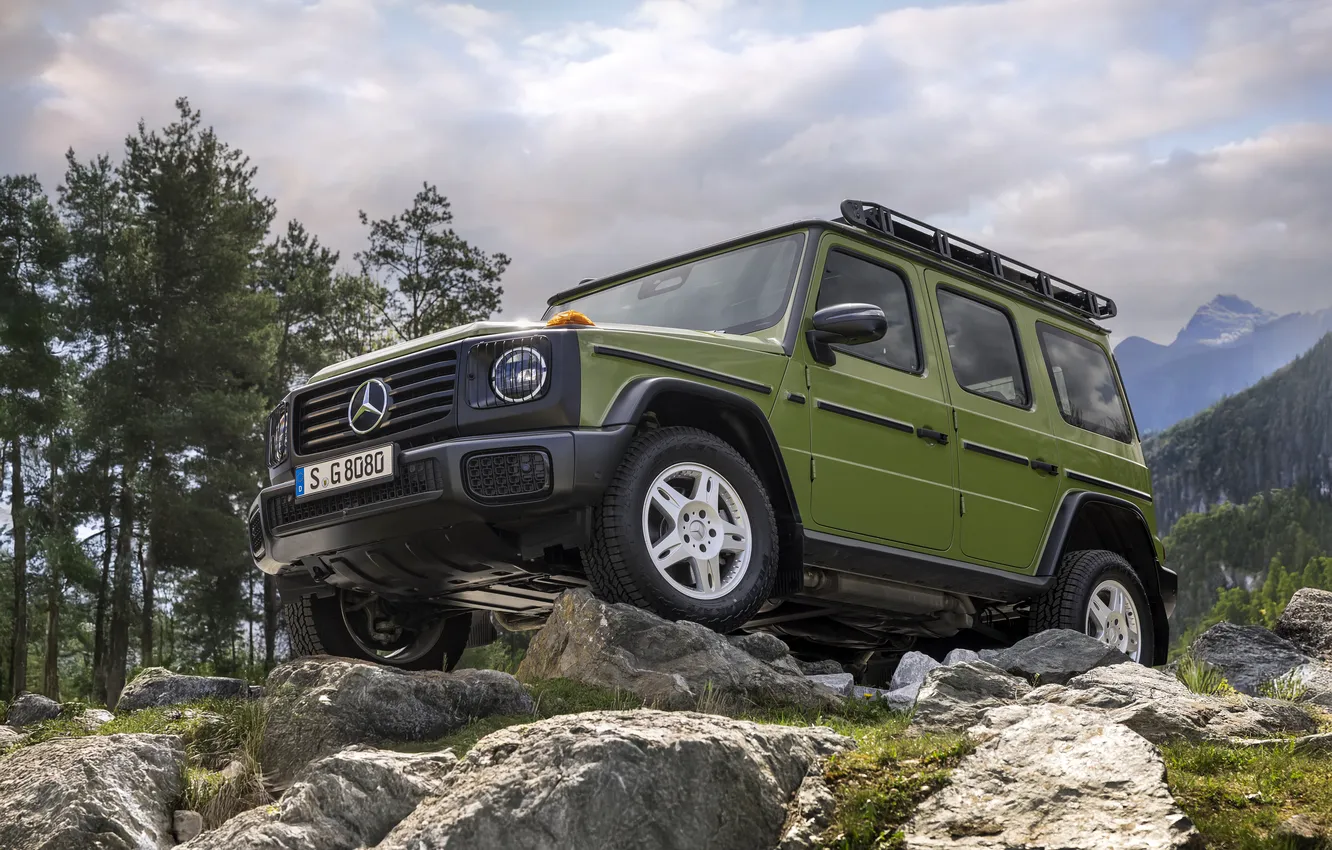 Фото обои Mercedes-Benz, внедорожник, SUV, 2025, Stronger Than the 1980s, Mercedes-Benz G 450 d