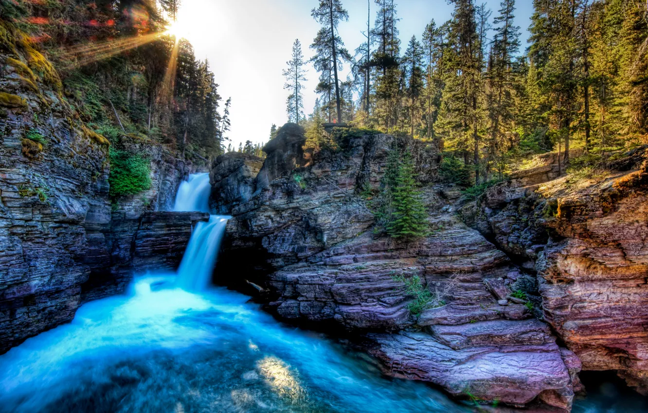Фото обои горы, ручей, скалы, mountains, canyon, creek, каньйон
