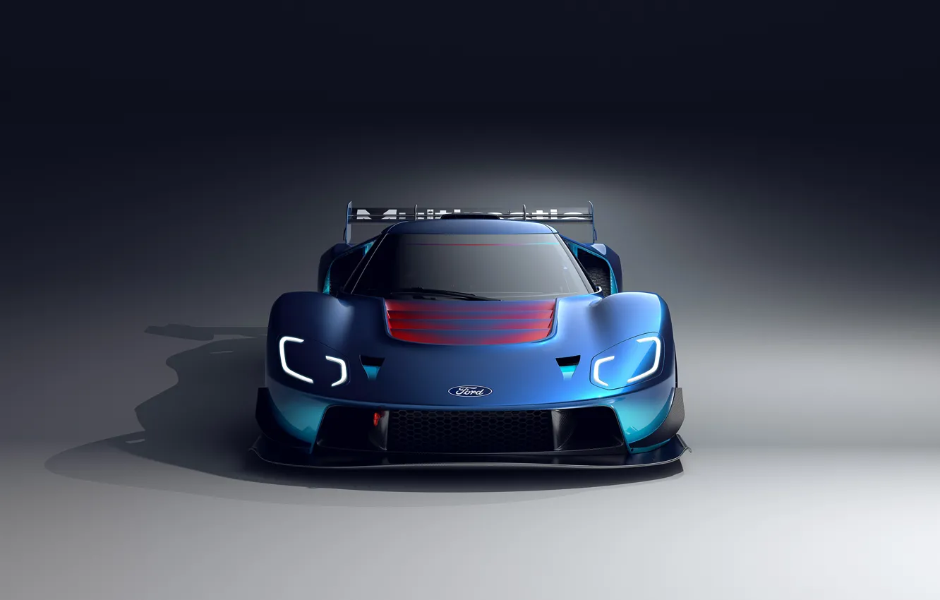 Фото обои Ford, front, GT, 2023, Ford GT Mk IV