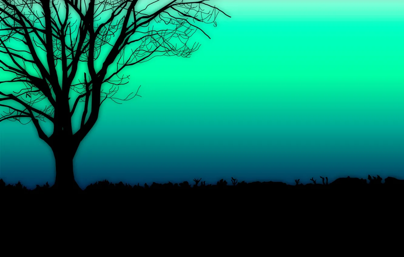 Фото обои peace, digital, wood, art