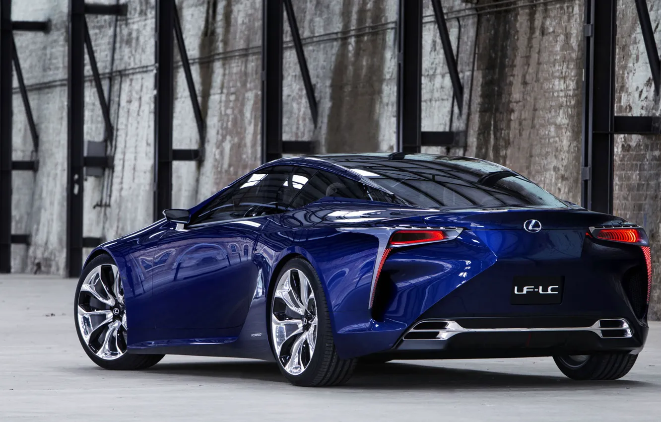 Фото обои Concept, Lexus, Blue, LF-LC