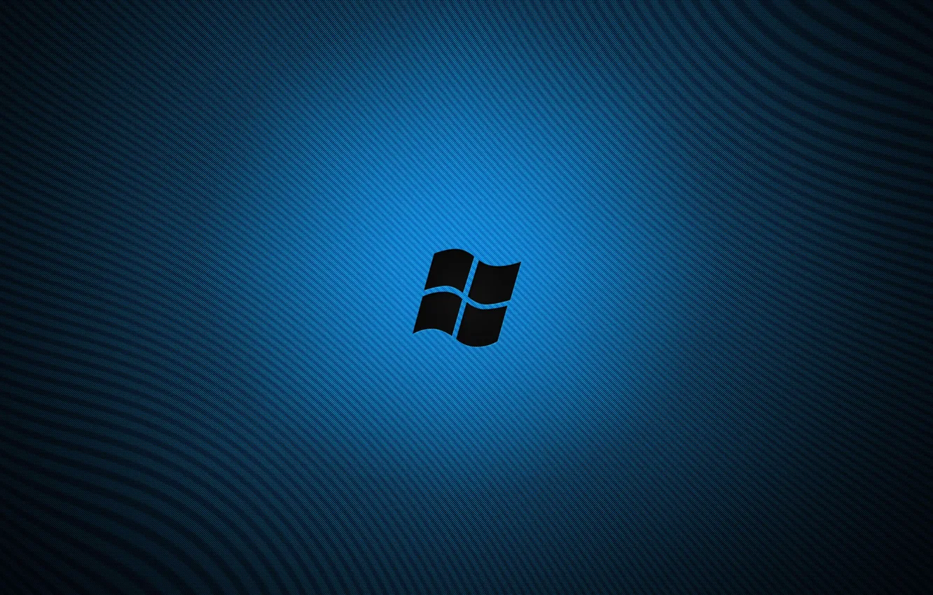 Фото обои линии, синий, логотип, windows