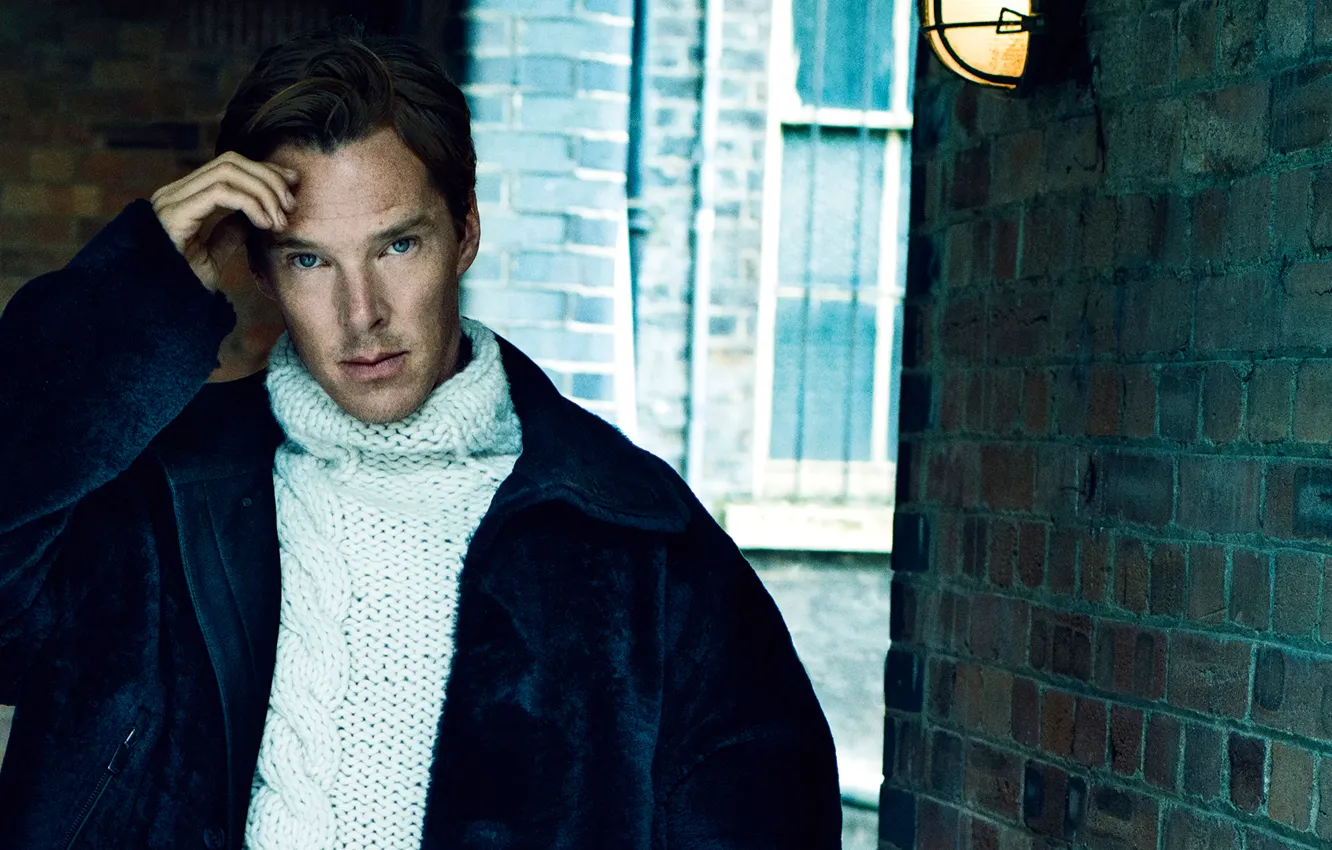 Фото обои фотосессия, Benedict Cumberbatch, Elle, сентябрь 2014