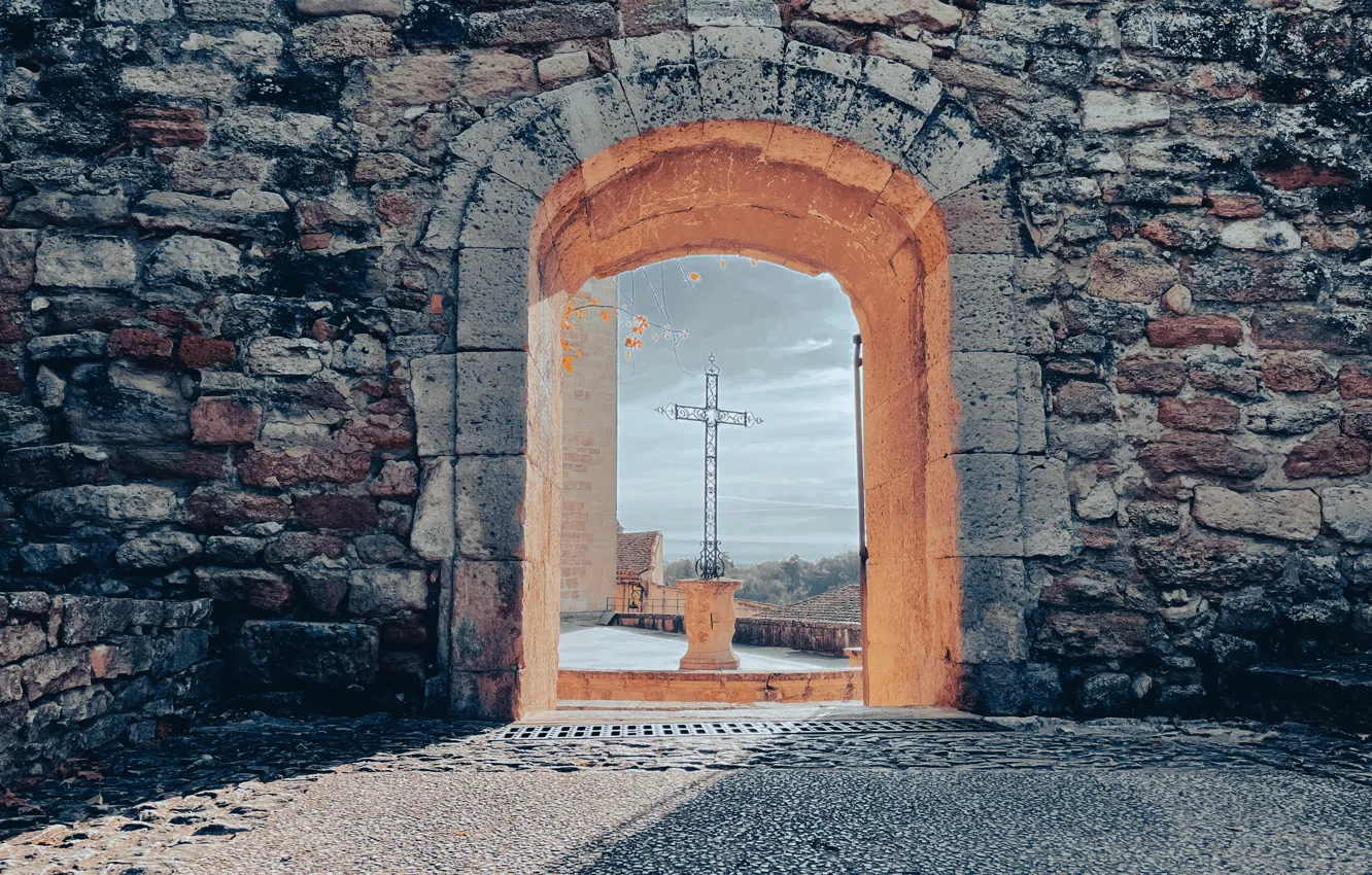 Фото обои Love, View, Building, God, Door, Cross, Jesus, Jametlene Reskp