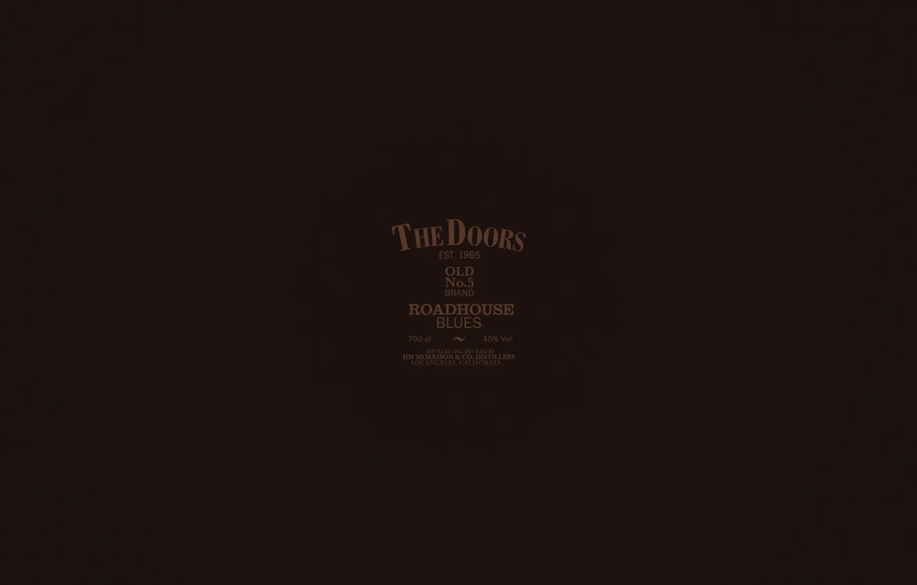 Фото обои minimalism, The Doors, Rock Group