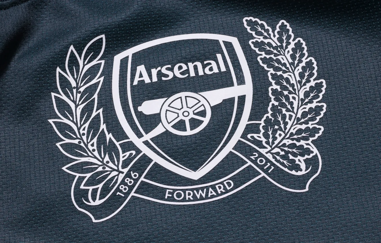 Фото обои фон, логотип, ткань, эмблема, герб, Арсенал, Arsenal, Football Club