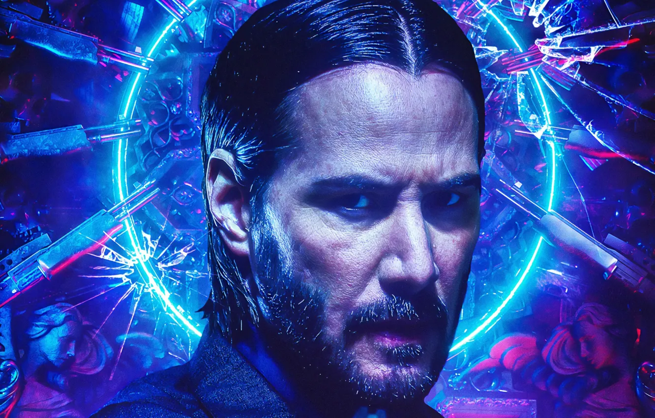 Фото обои Киану Ривз, Keanu Reeves, Parabellum, John Wick, Джон Уик, 2019, Джон Уик 3, John Wick …