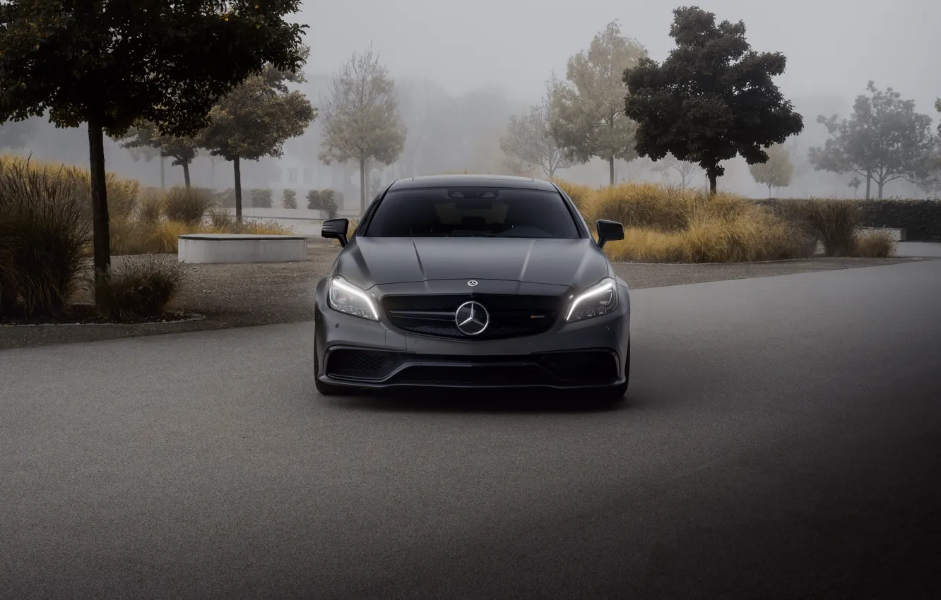 Фото обои Front, AMG, Grey, CLS63, Lorenzo, Pogea Racing, CLS63 S