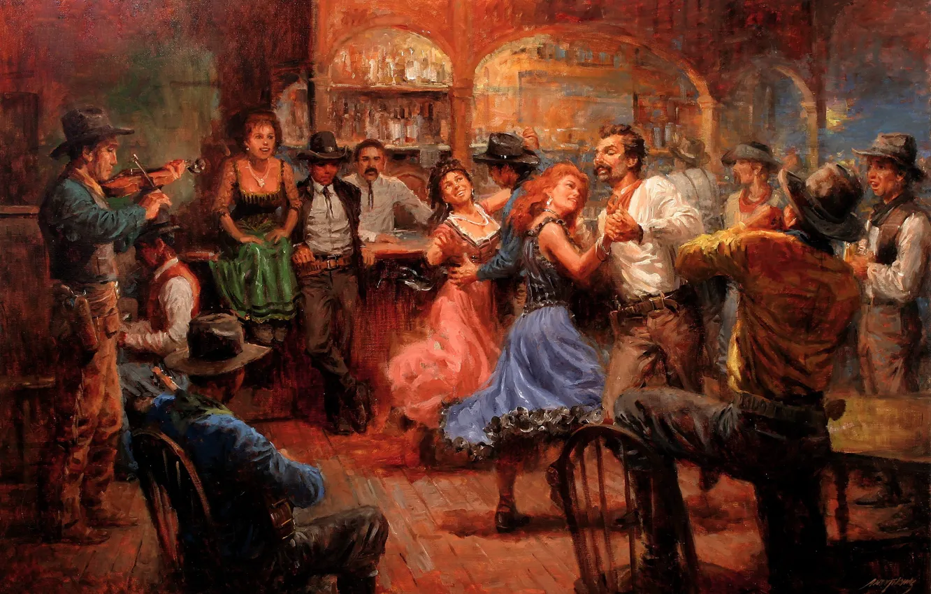 Фото обои картина, живопись, painting, western gallery