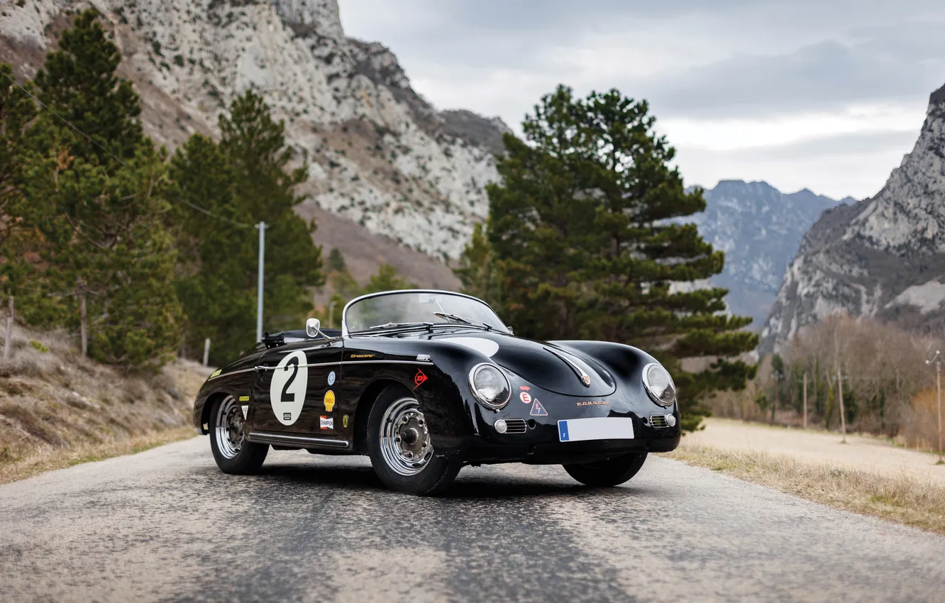 Фото обои Porsche, 1957, 356, Porsche 356A 1600 Speedster