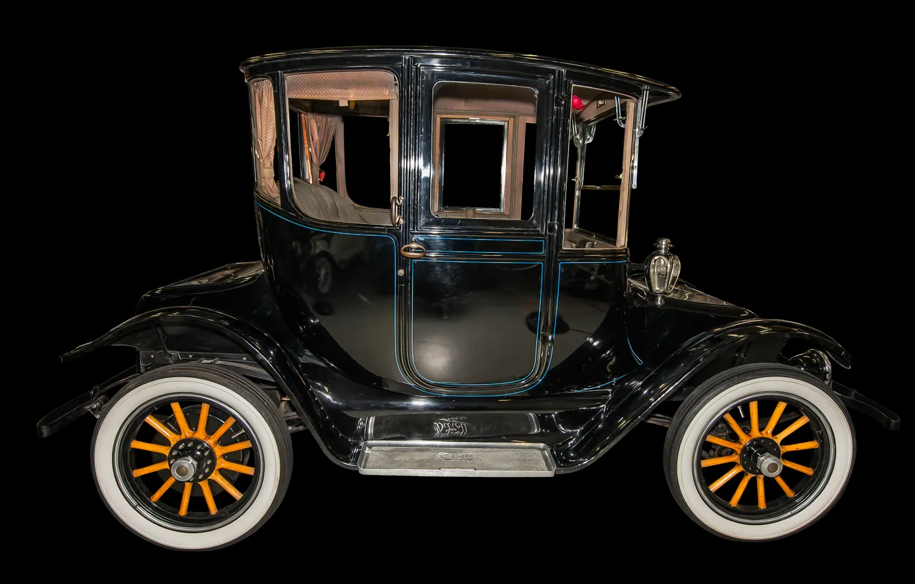 Фото обои ретро, автомобиль, Detroit Electric, 1917