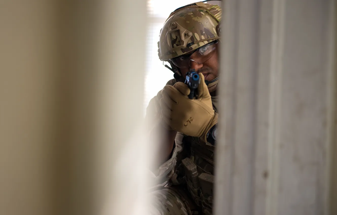 Фото обои оружие, армия, солдат