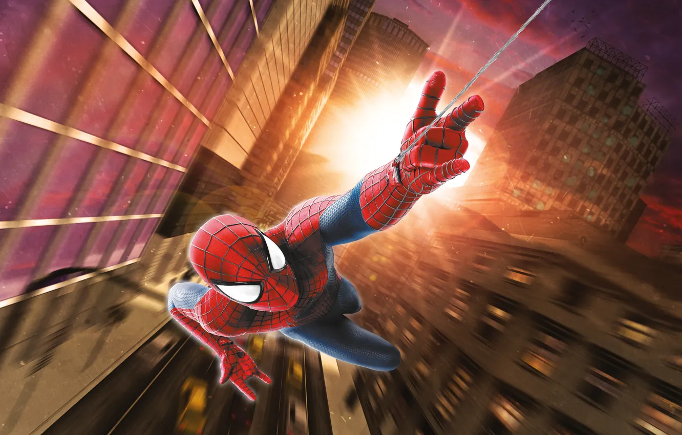 Фото обои фантастика, Человек-паук, Spiderman