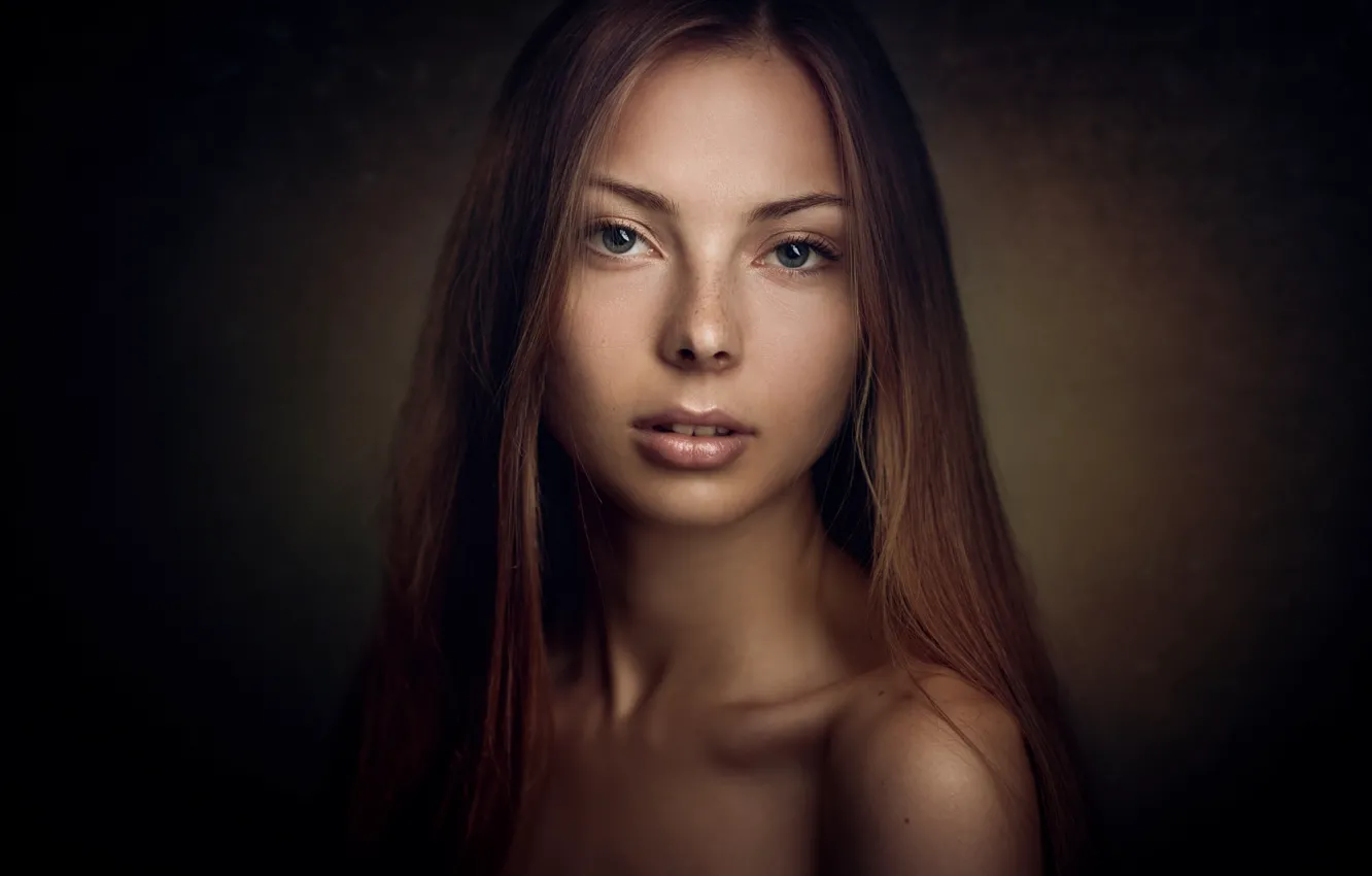 Фото обои взгляд, девушка, портрет, фотограф, Konstantin Pilipchuk