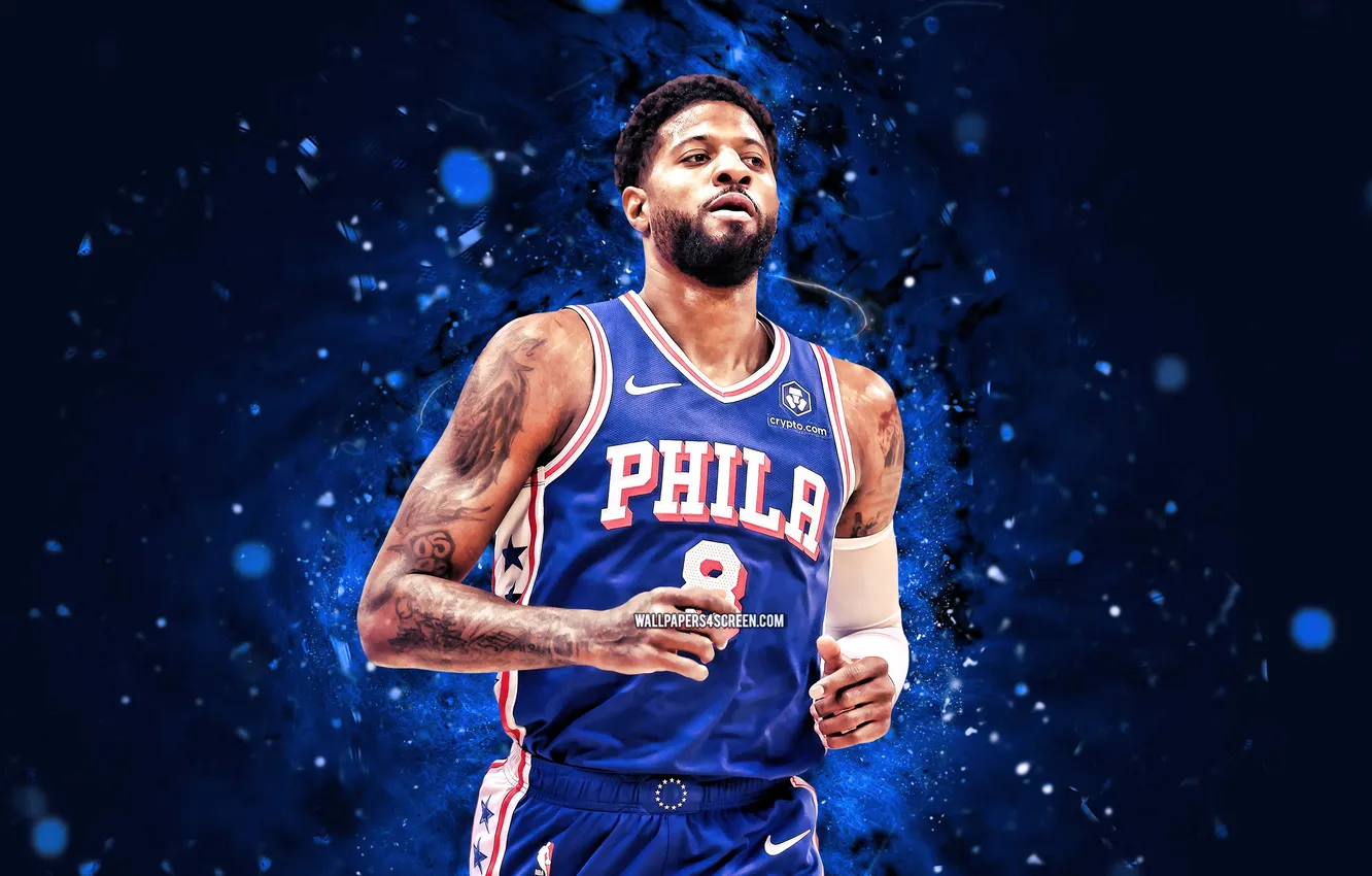 Фото обои NBA, Basketball, Paul, American, George, Philadelphia, Paul George, Philadelphia 76ers