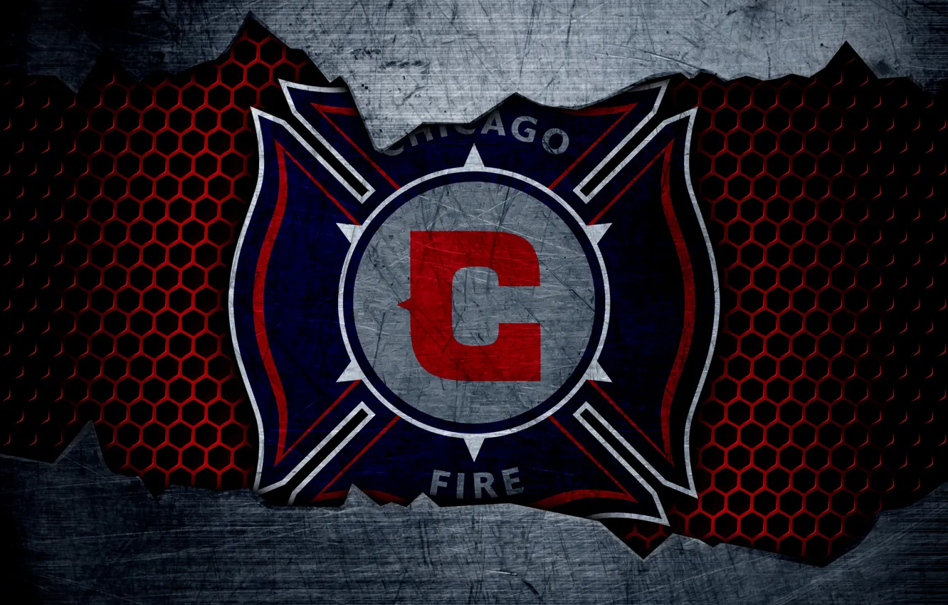 Фото обои wallpaper, sport, logo, football, Chicago Fire