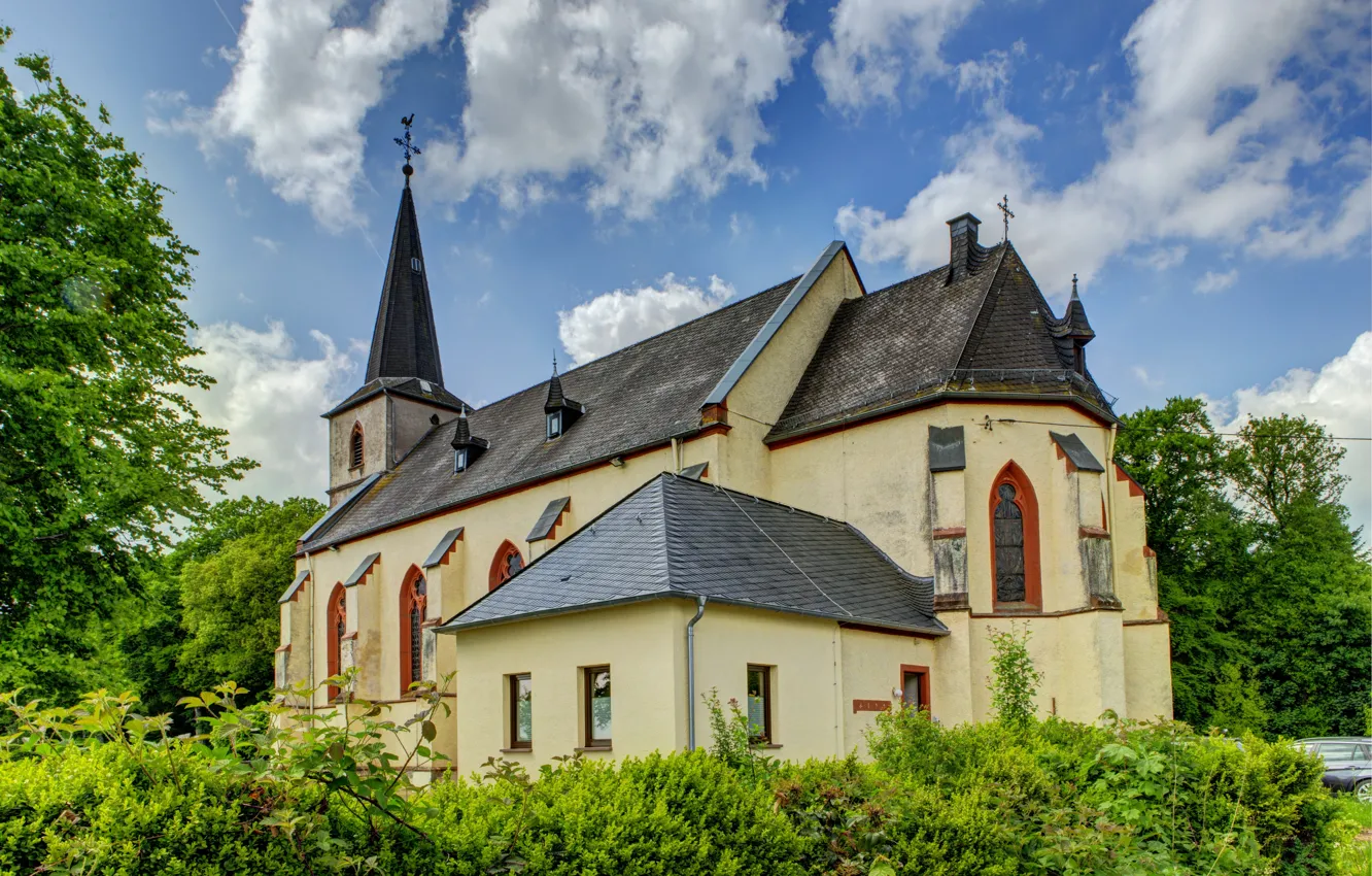 Фото обои город, Германия, собор, храм, монастырь, Pantenburg