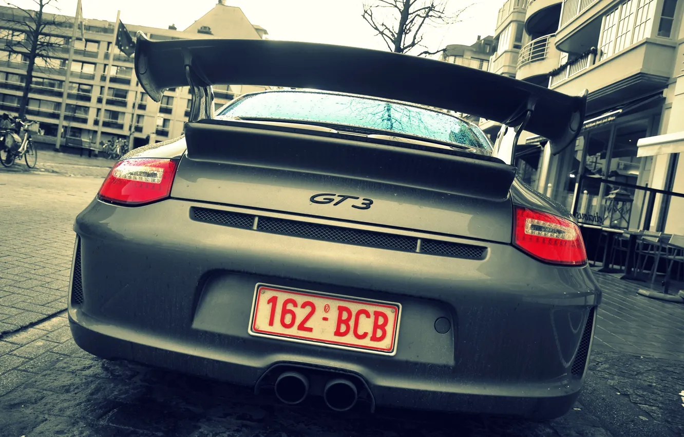 Фото обои GT3, задом, Porsche911