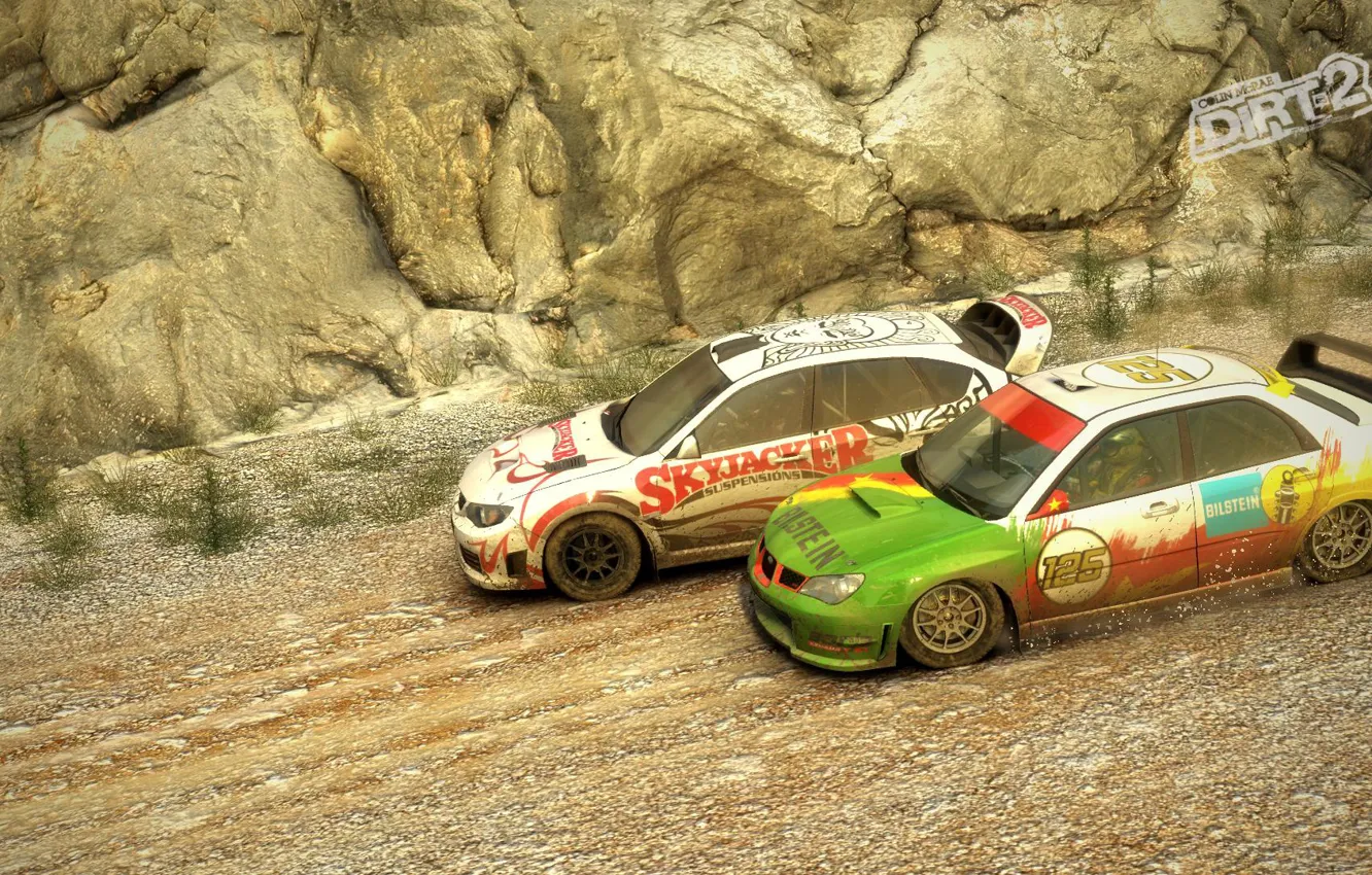 Фото обои Subaru, dirt 2, colin mcrae, Subaru Impreza WRX STI, Colin McRae DiRT 2