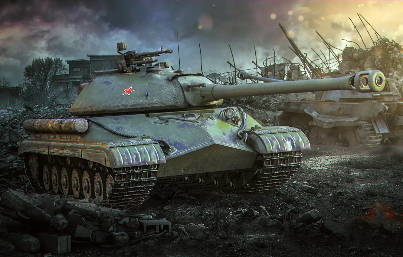 Фото обои World of tanks, ИС-8, Т-10, Объект 730, ИС-5