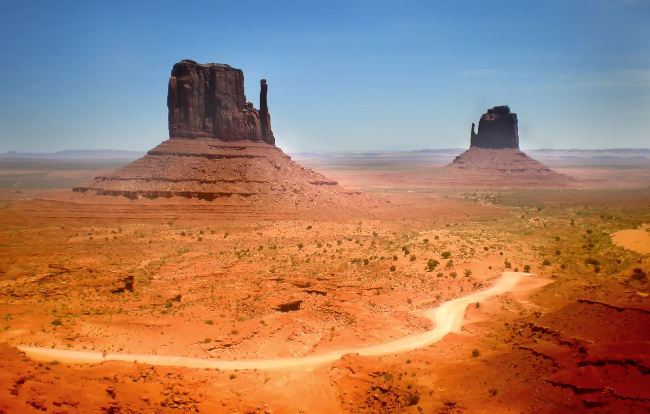 Фото обои дорога, песок, пустыня, пейзажи, пустыни