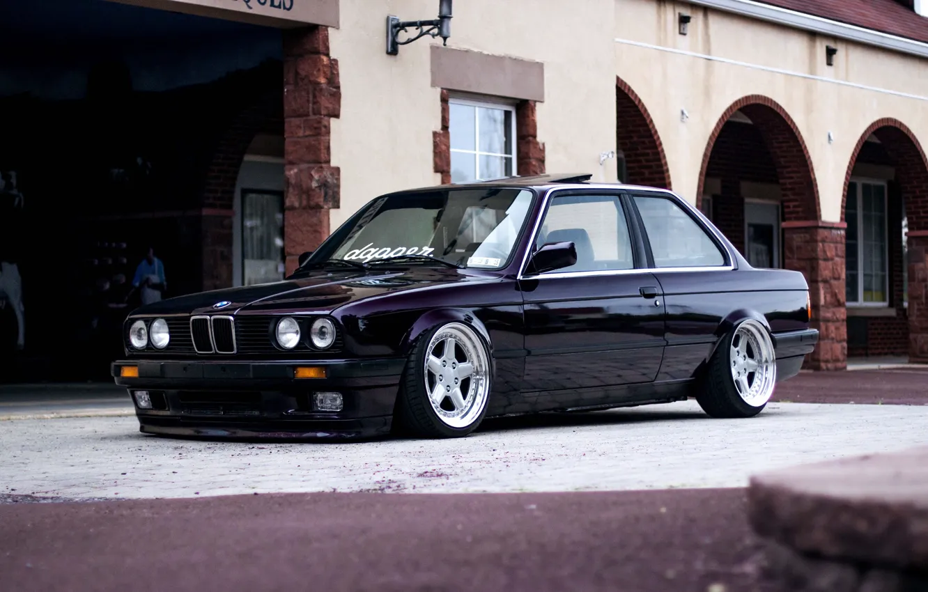 Фото обои BMW, E30, BMW M3, Stance, BMW E30