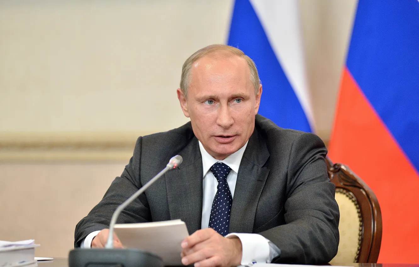 Фото обои Путин, Мужчина, Владимир Путин, Президент России, Vladimir Putin, 2014, Владимир Владимирович Путин