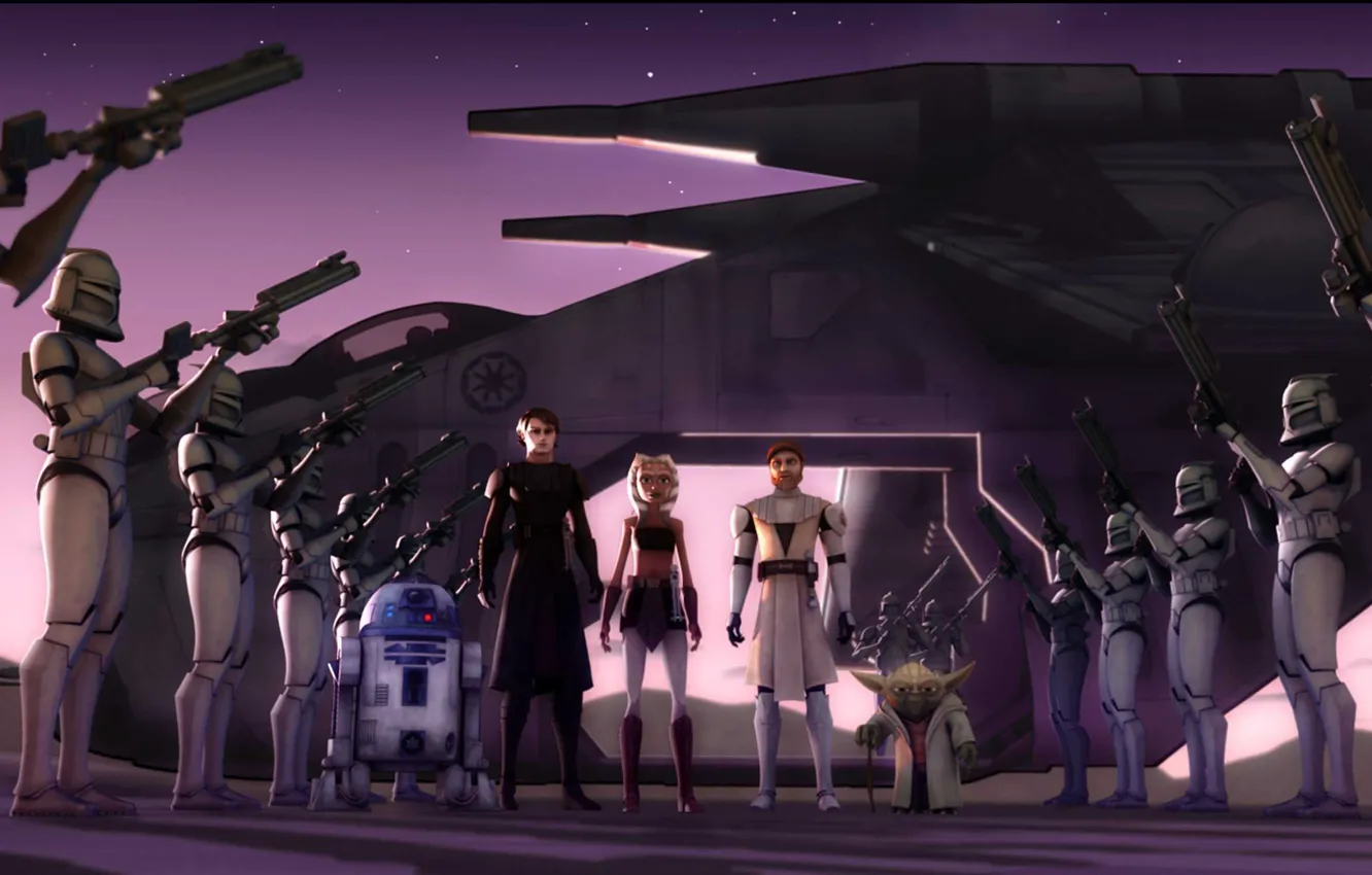 Фото обои troopers, clone, animated series, Звездные войны: войны клонов, STAR WARS: THE CLONE WARS, Lucasfilm, Jedi …
