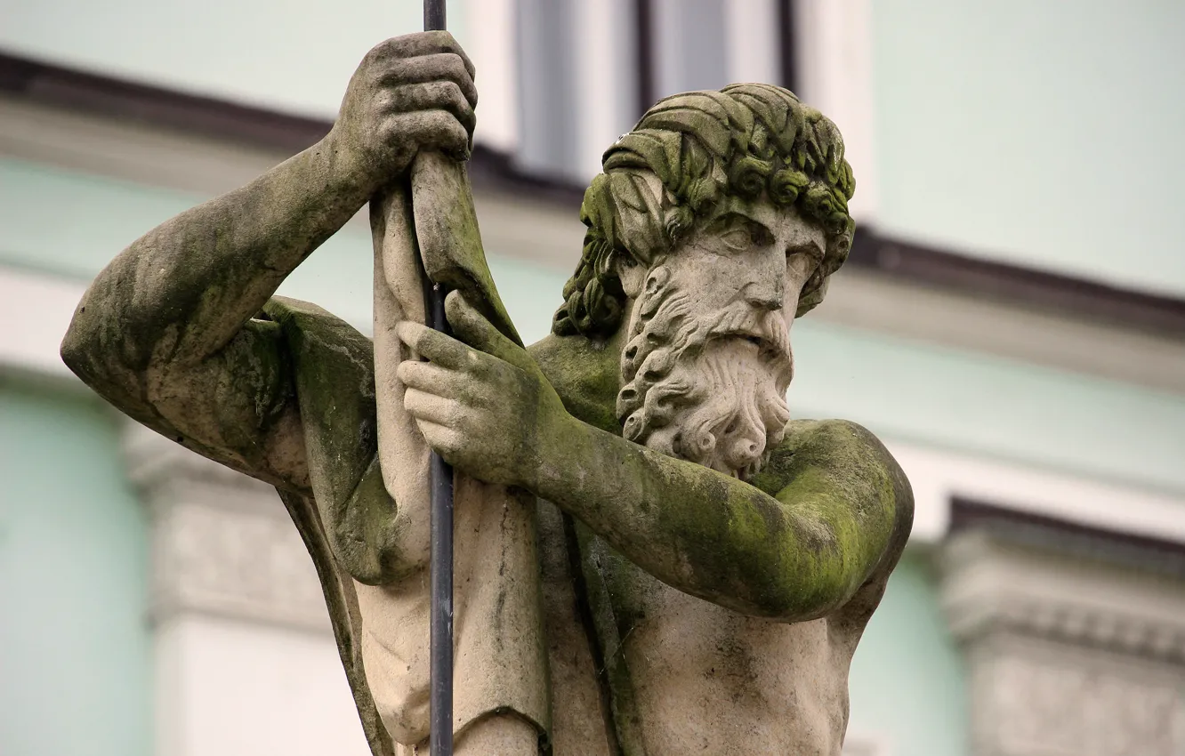 Фото обои statue, Czech republic, Liberec, Neptun