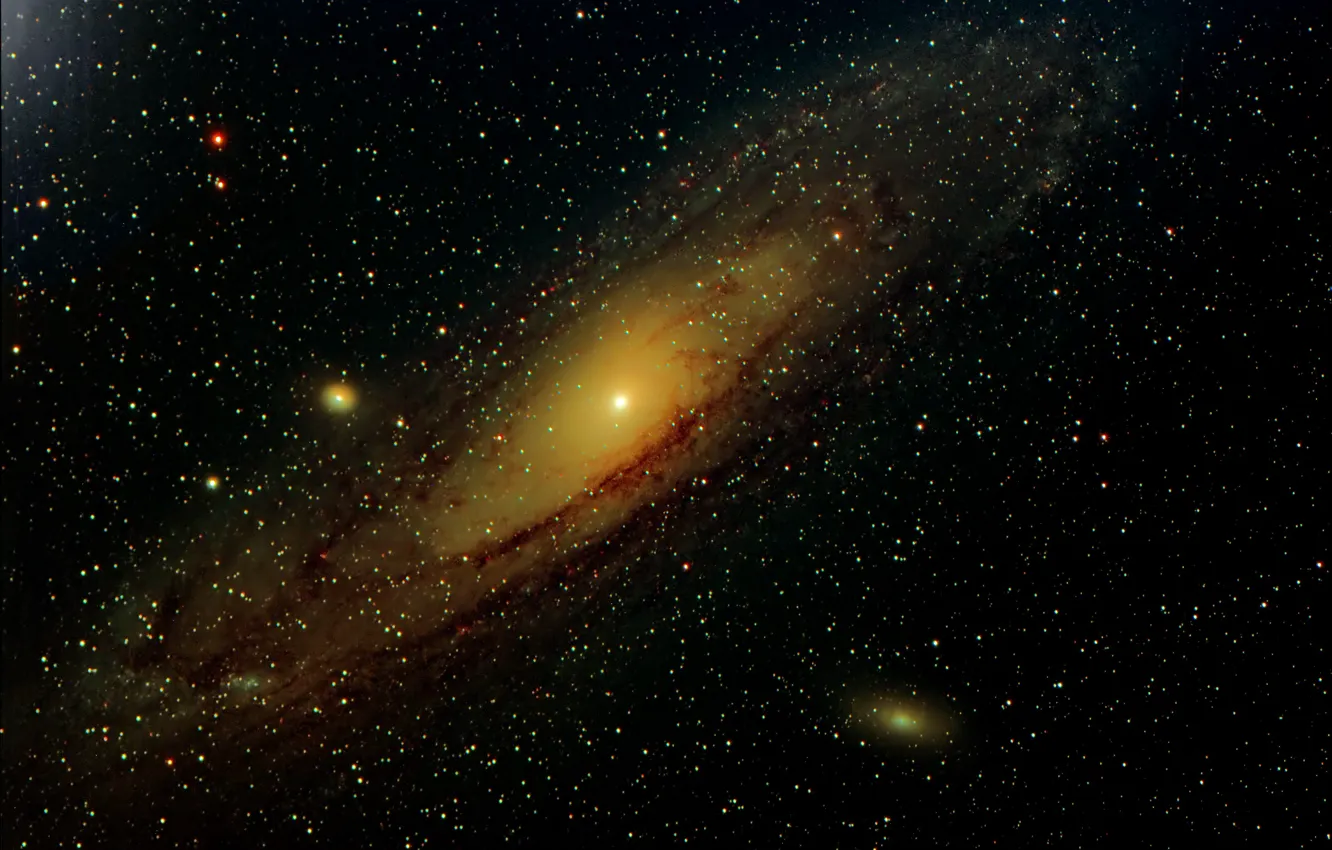 Фото обои космос, звезды, Andromeda Galaxy, M31