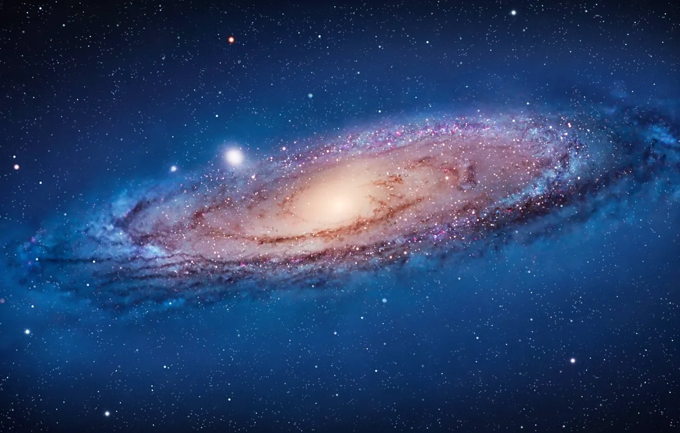 Фото обои космос, Andromeda, Galaxy, Туманность Андромеды, Галактика Андромеды