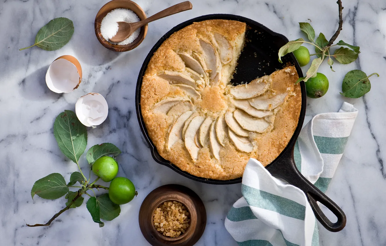 Фото обои яблоки, выпечка, Anna Verdina, яблочный пирог